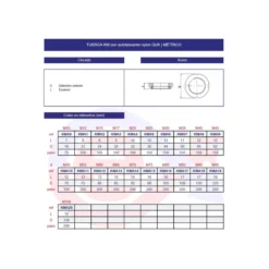 Tuerca ranurada KMA DIN-981 autoblocante cincada