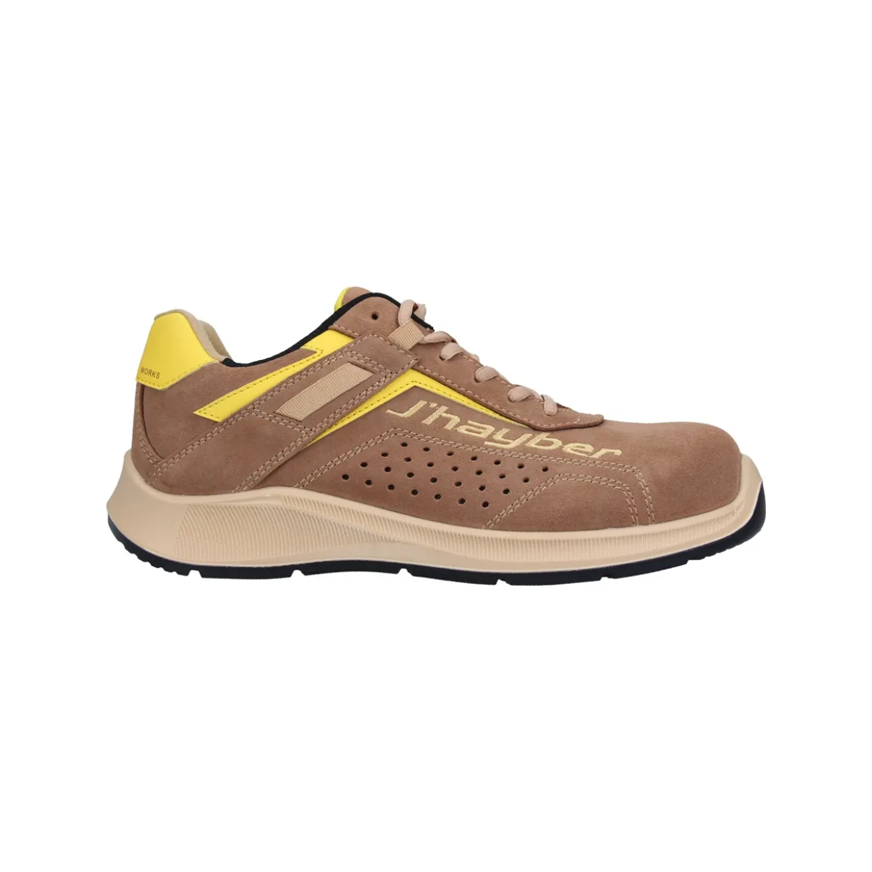 Zapato de seguridad J'hayber Dakar camel S1PS SR FO