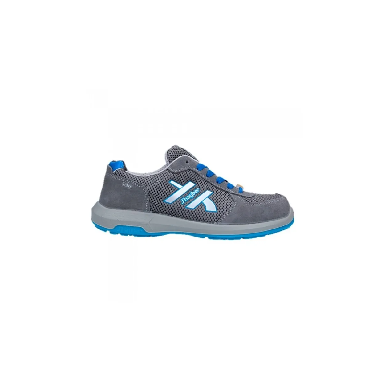 Zapato de seguridad J'hayber Gravity S1PS FO SR Gris-Azul