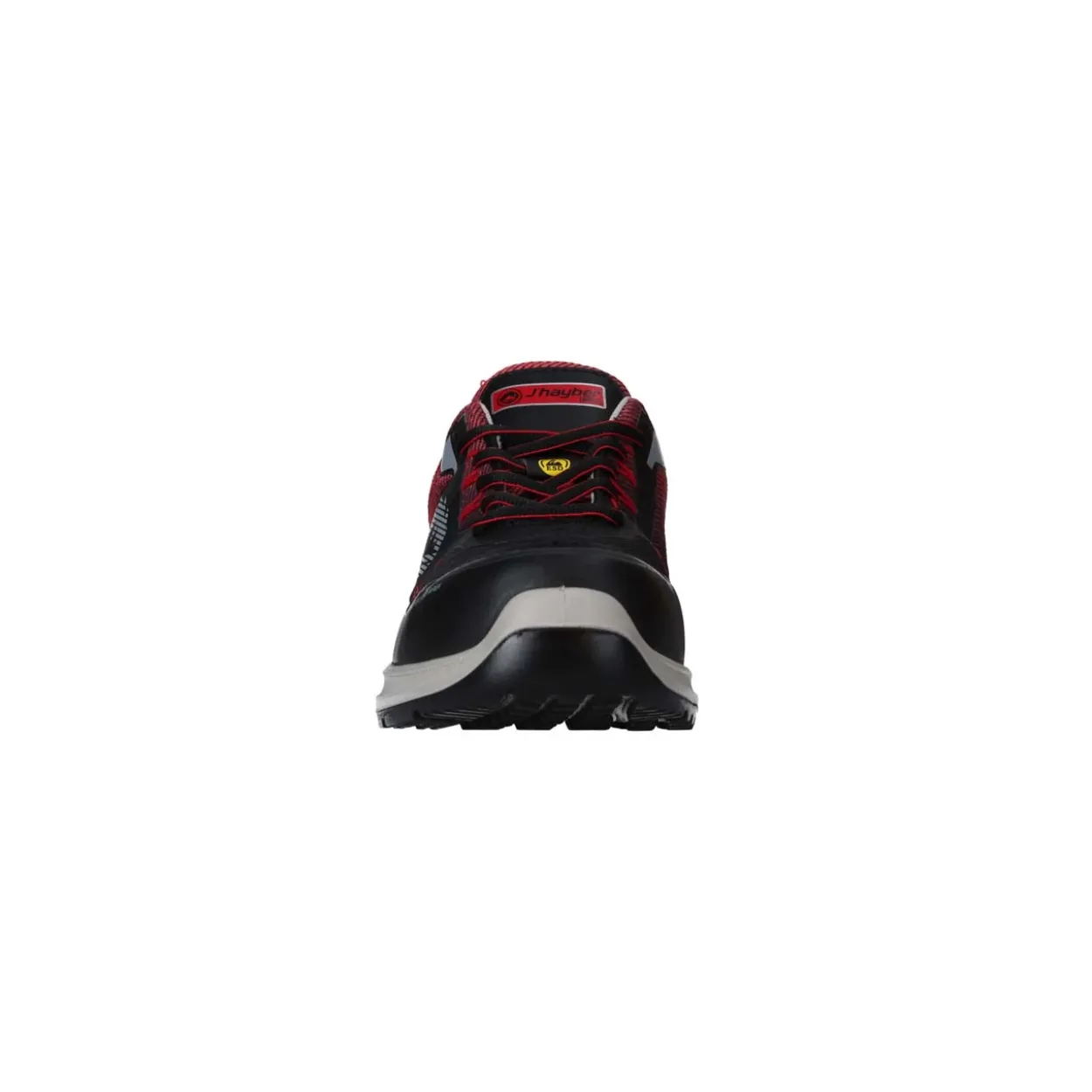 Zapato de seguridad J'hayber monaco negro-rojo S1PS SR FO